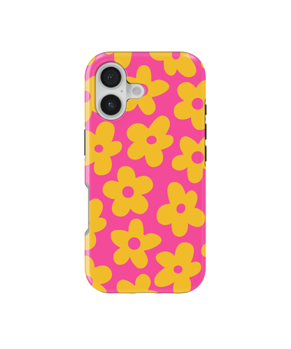Pink Lemonade Big Blooms MagSafe Phone Case