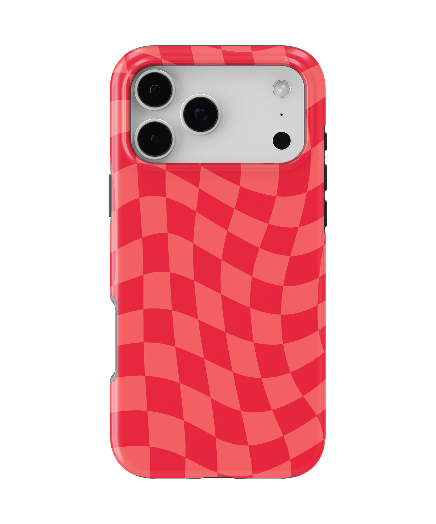 Vermillion Wavy Checkers MagSafe Phone Case