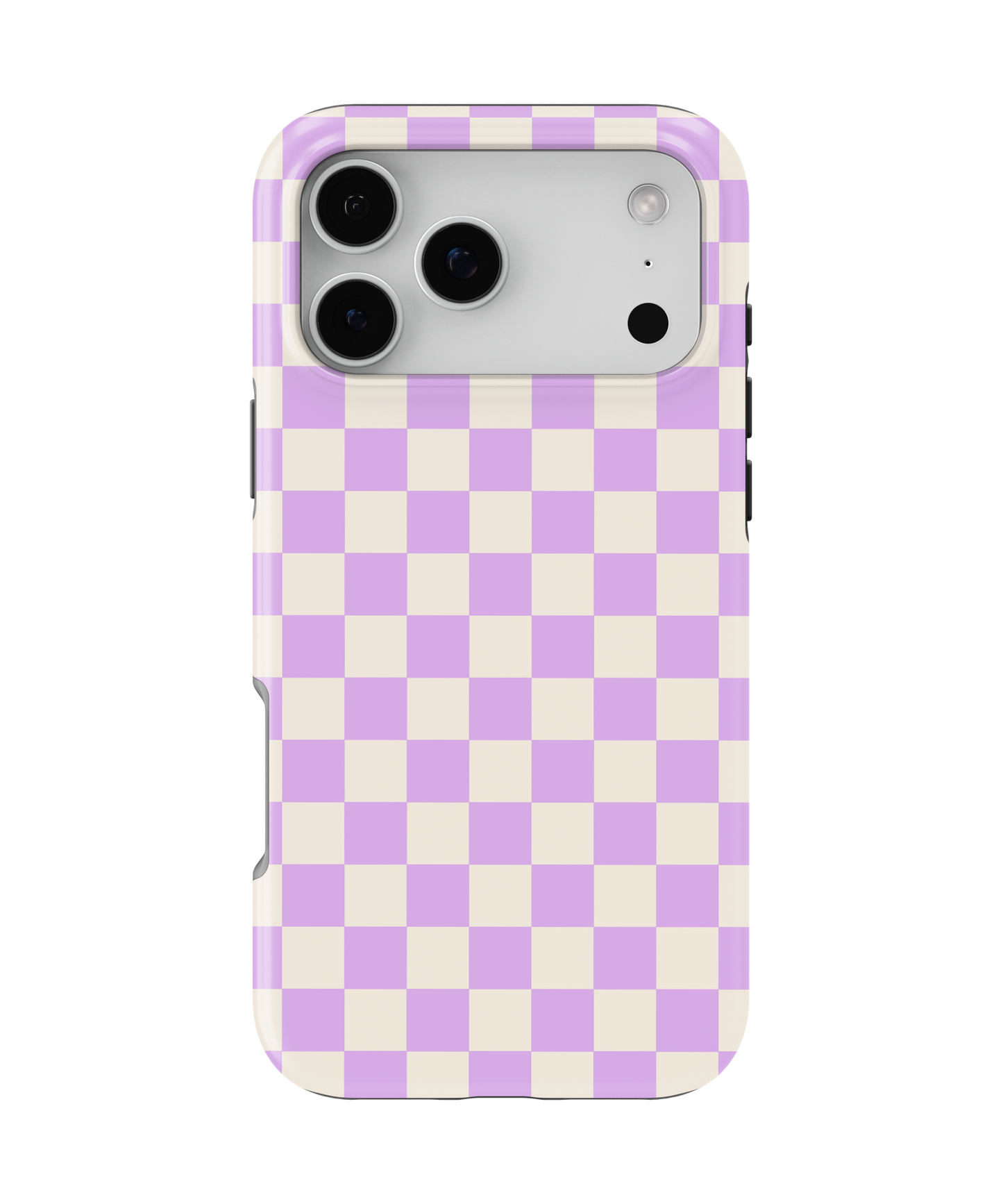 Lilac Checkers II MagSafe Phone Case
