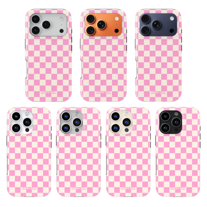 Bubblegum Checkers II Phone Case