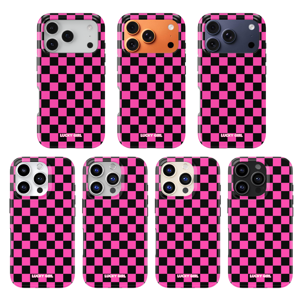Raspberry Checkers Phone Case