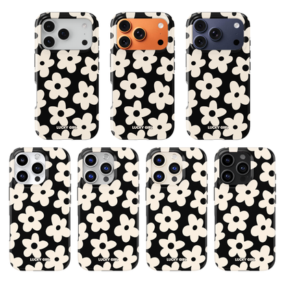 Onyx Big Blooms Phone Case