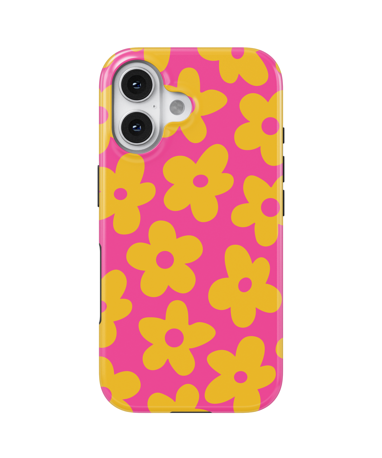 Pink Lemonade Big Blooms MagSafe Phone Case