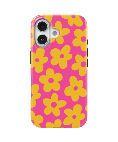 Pink Lemonade Big Blooms MagSafe Phone Case