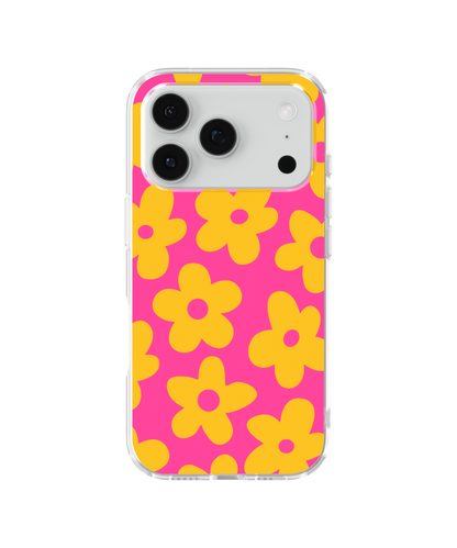 Pink Lemonade Big Blooms Clear Case Insert