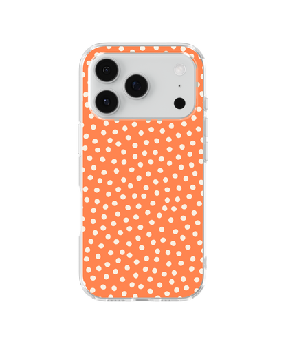 Tangerine Dots Clear Case Insert
