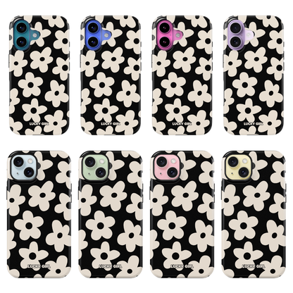 Onyx Big Blooms Phone Case