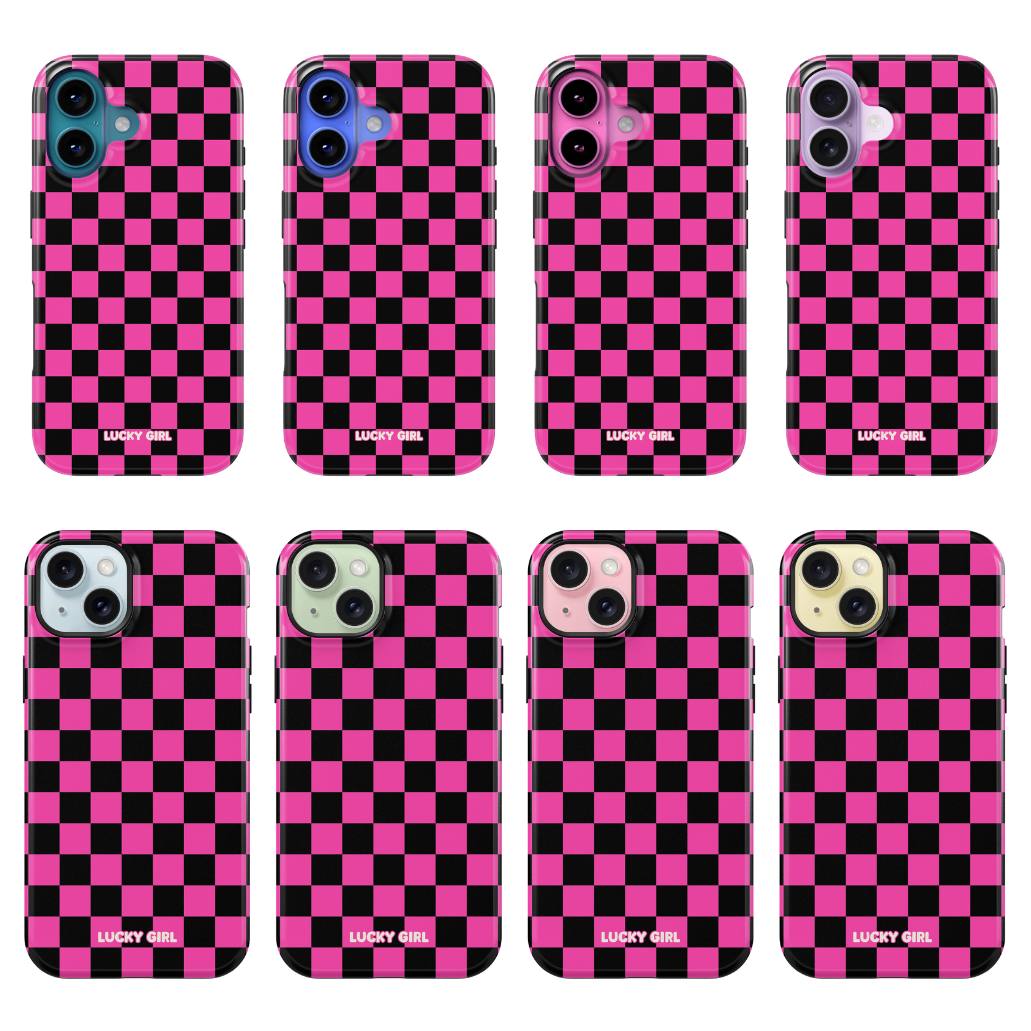 Raspberry Checkers Phone Case