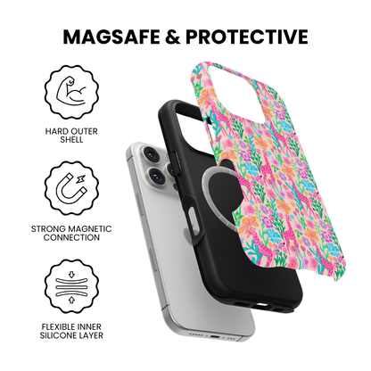 Neon Safari MagSafe Phone Case