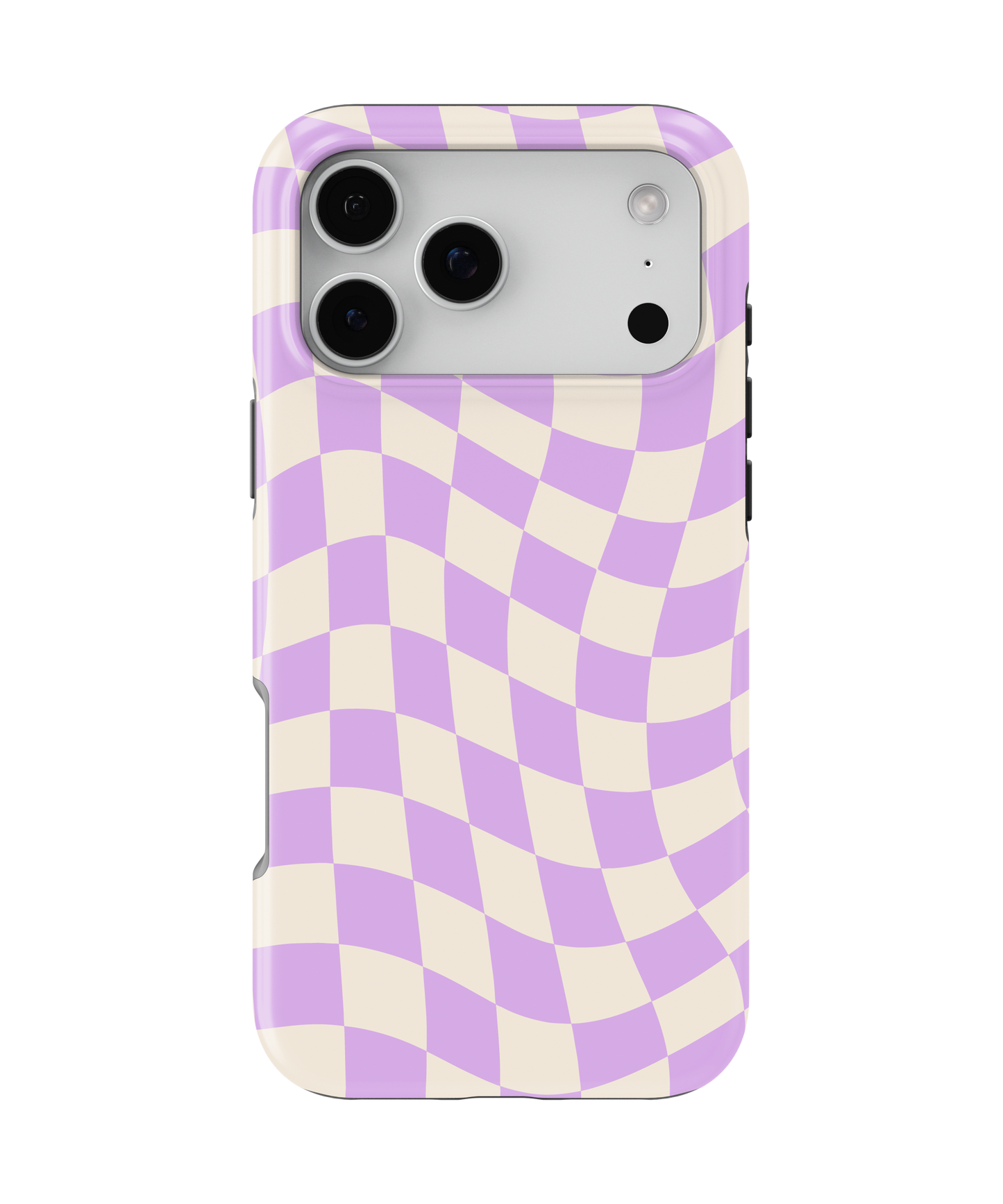 Lilac Wavy Checkers II MagSafe Phone Case