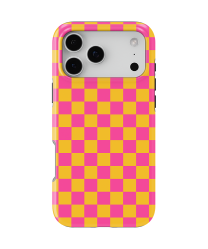 Pink Lemonade Checkers MagSafe Phone Case