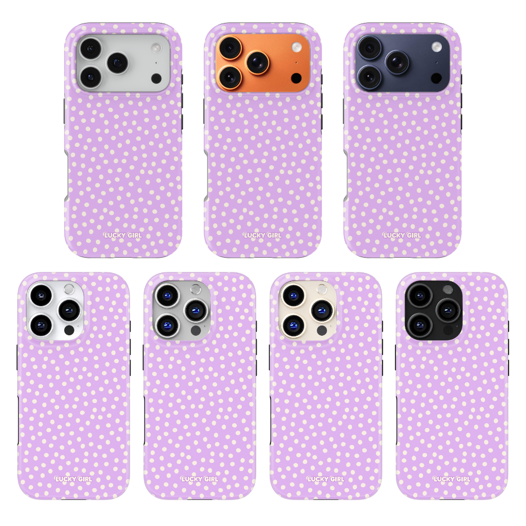 Lilac Dots Phone Case
