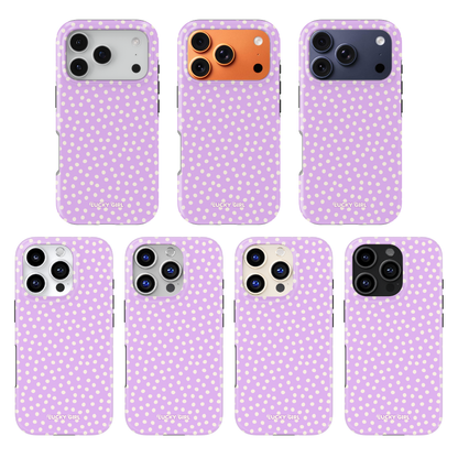 Lilac Dots Phone Case