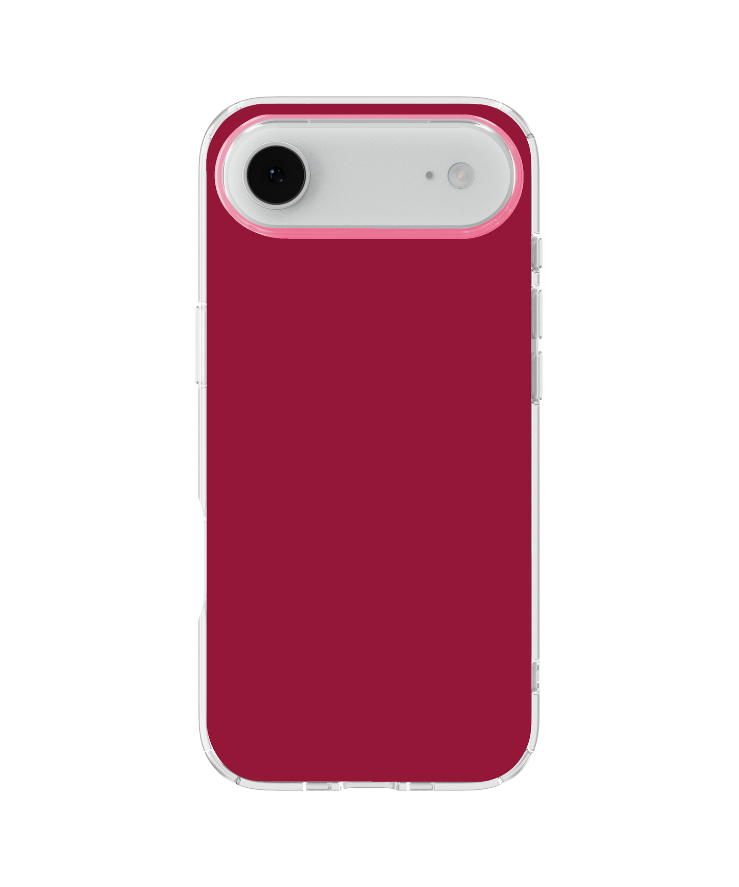 Black Cherry Solids Clear Case Insert