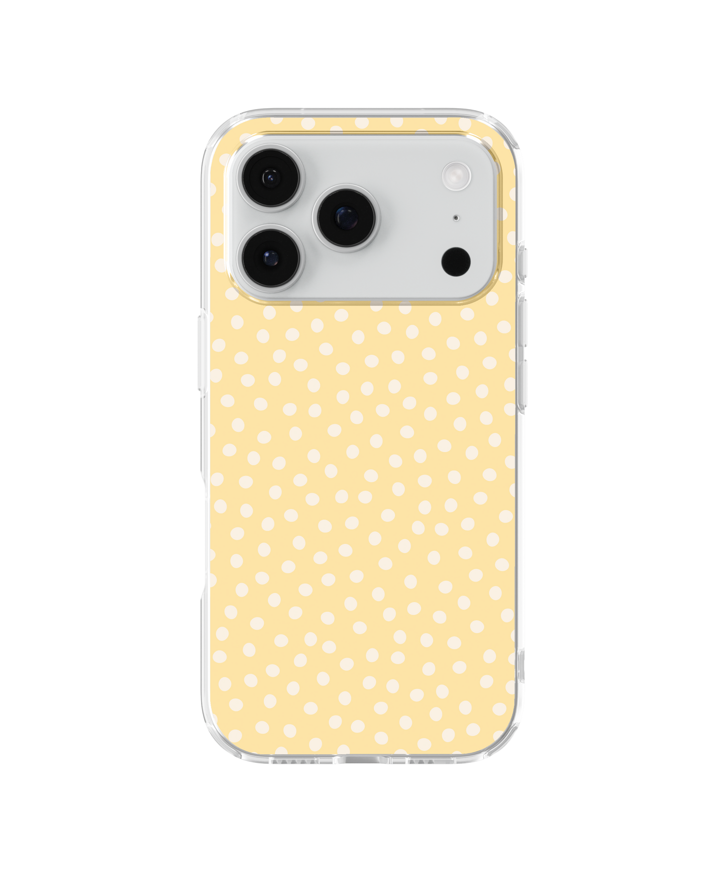 Banana Whispers Dots Clear Case Insert