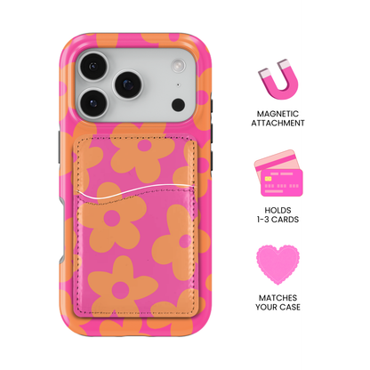 Sunkissed Big Blooms MagSafe Card Holder