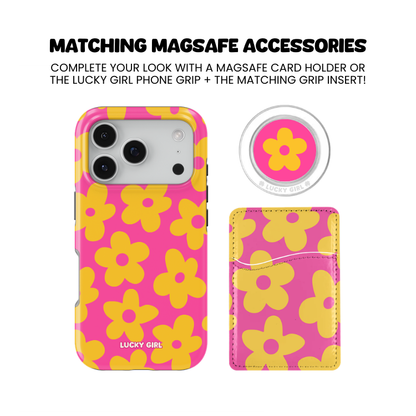 Pink Lemonade Big Blooms Phone Case