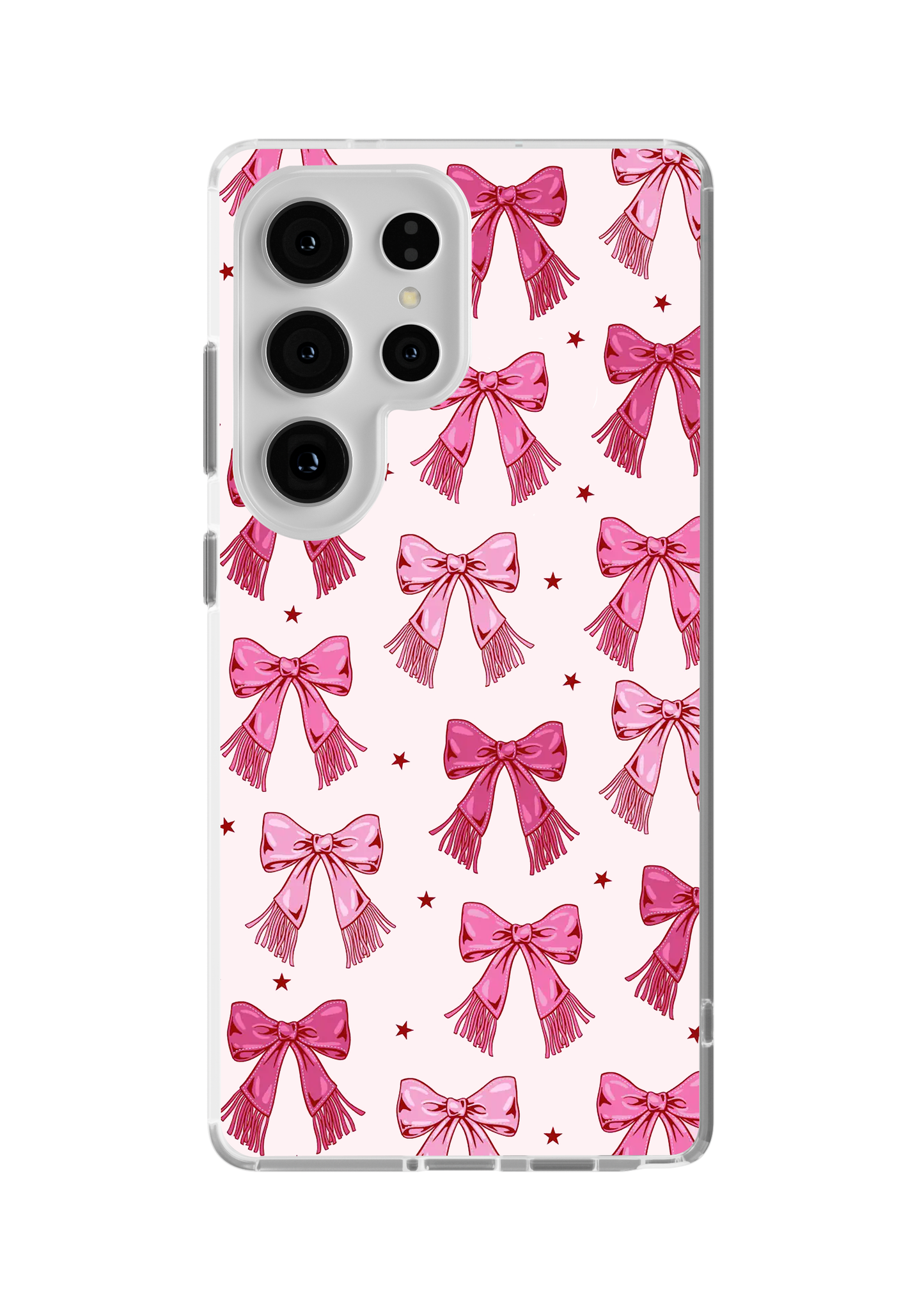 Blush Fringe Clear Case Insert