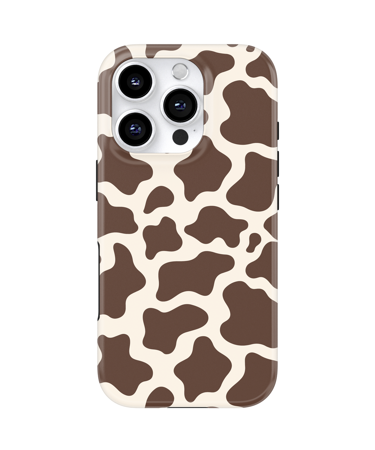 Espresso Cow Print MagSafe Phone Case