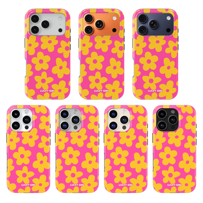 Pink Lemonade Big Blooms Phone Case