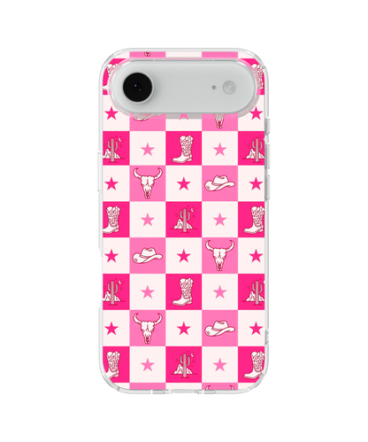 Cowgirl Check Clear Case Insert