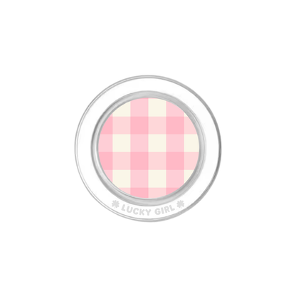 Cupcake Gingham Phone Grip Insert