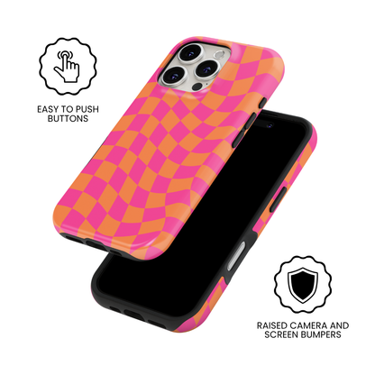 Sunkissed Wavy Checkers MagSafe Phone Case