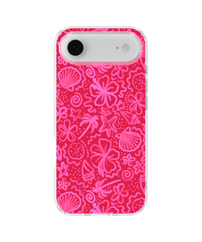 Coral Kiss Island Doodles Clear Case Insert