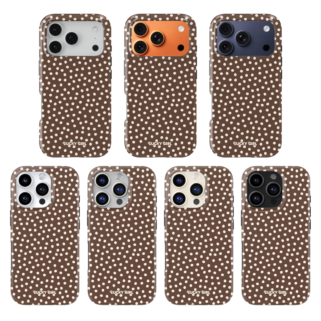 Espresso Dots Phone Case