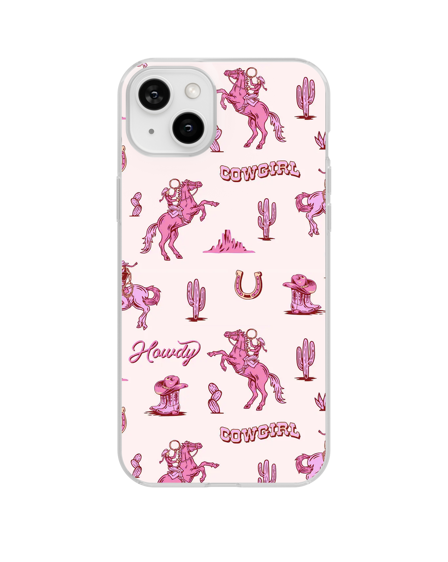 Classic Cowgirl Clear Case Insert