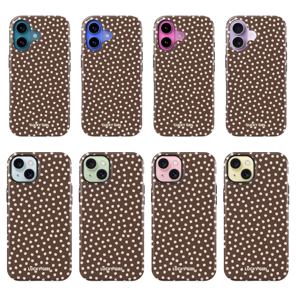 Espresso Dots Phone Case