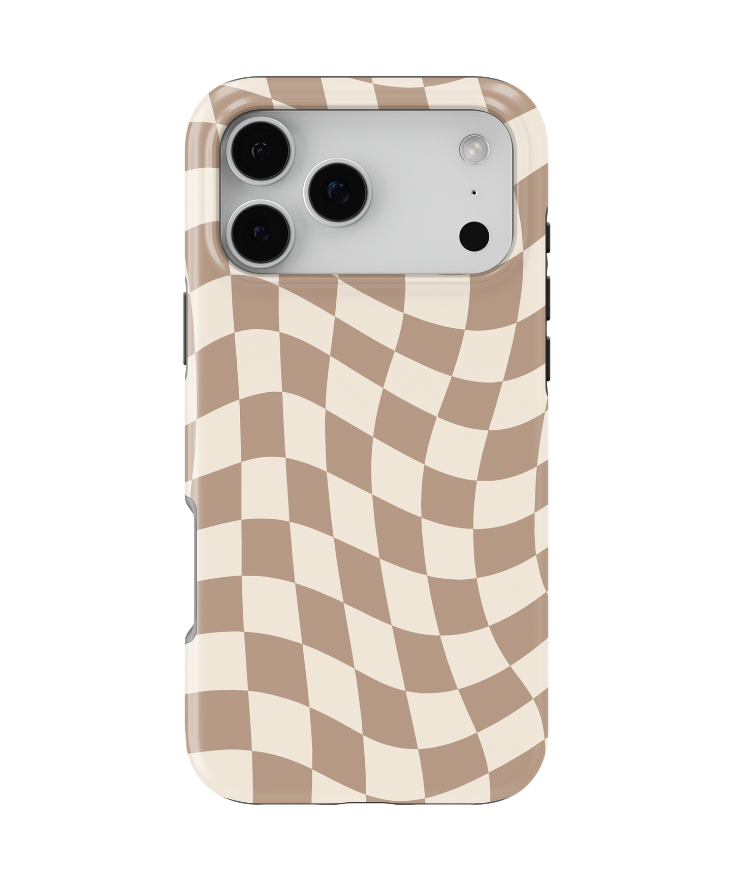 Chestnut Wavy Checkers II MagSafe Phone Case
