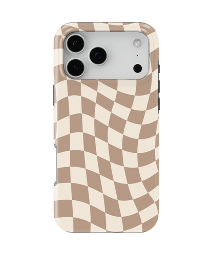 Chestnut Wavy Checkers II MagSafe Phone Case