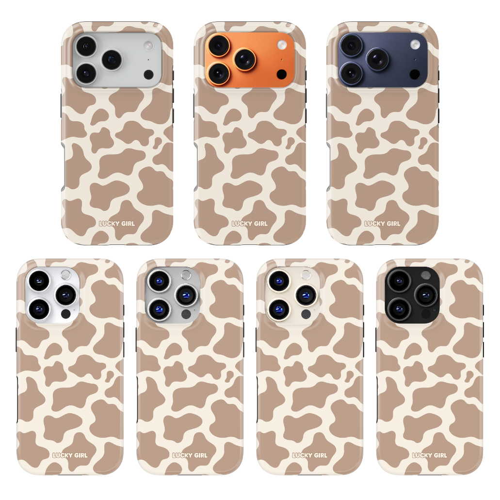 Chestnut Cow Print Phone Case