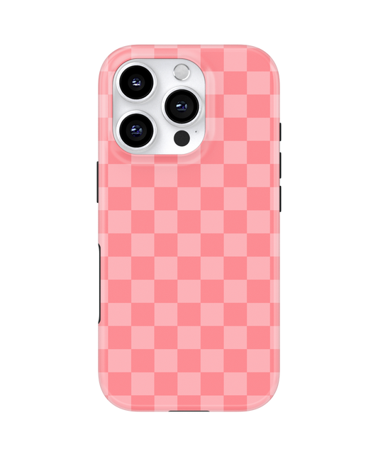 Rose All Day Checkers MagSafe Phone Case