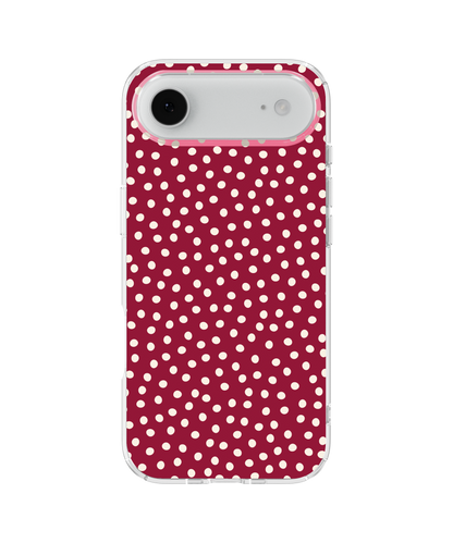 Black Cherry Dots Clear Case Insert
