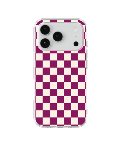 Velvet Checkers II Clear Case Insert