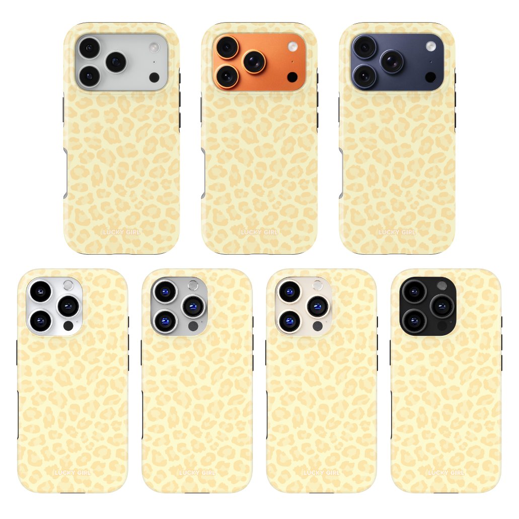 Banana Whispers Leopard Phone Case