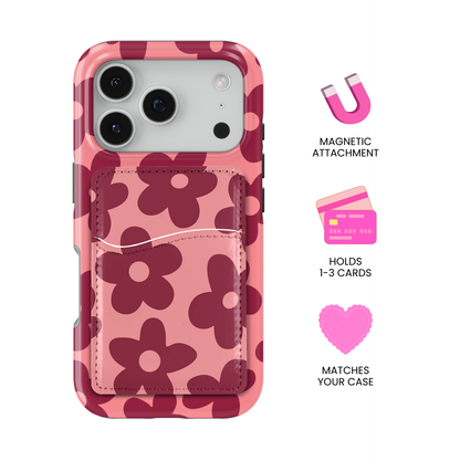 Love Big Blooms MagSafe Card Holder