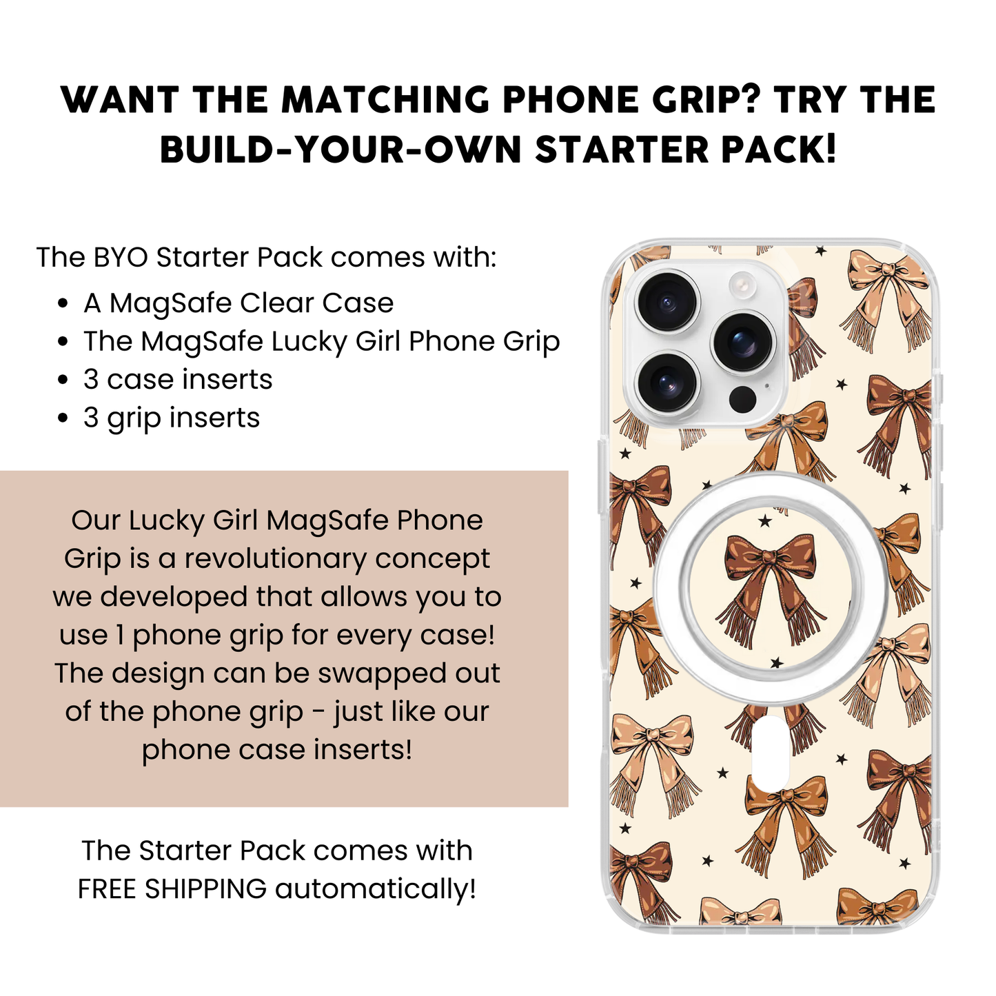 Buffalo Fringe Clear Case Insert