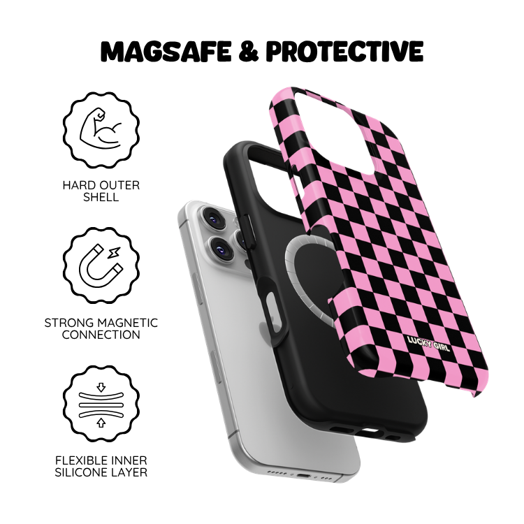 Bubblegum Checkers Phone Case