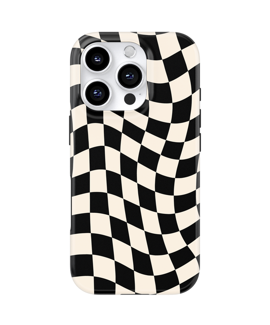 Onyx Wavy Checkers II MagSafe Phone Case