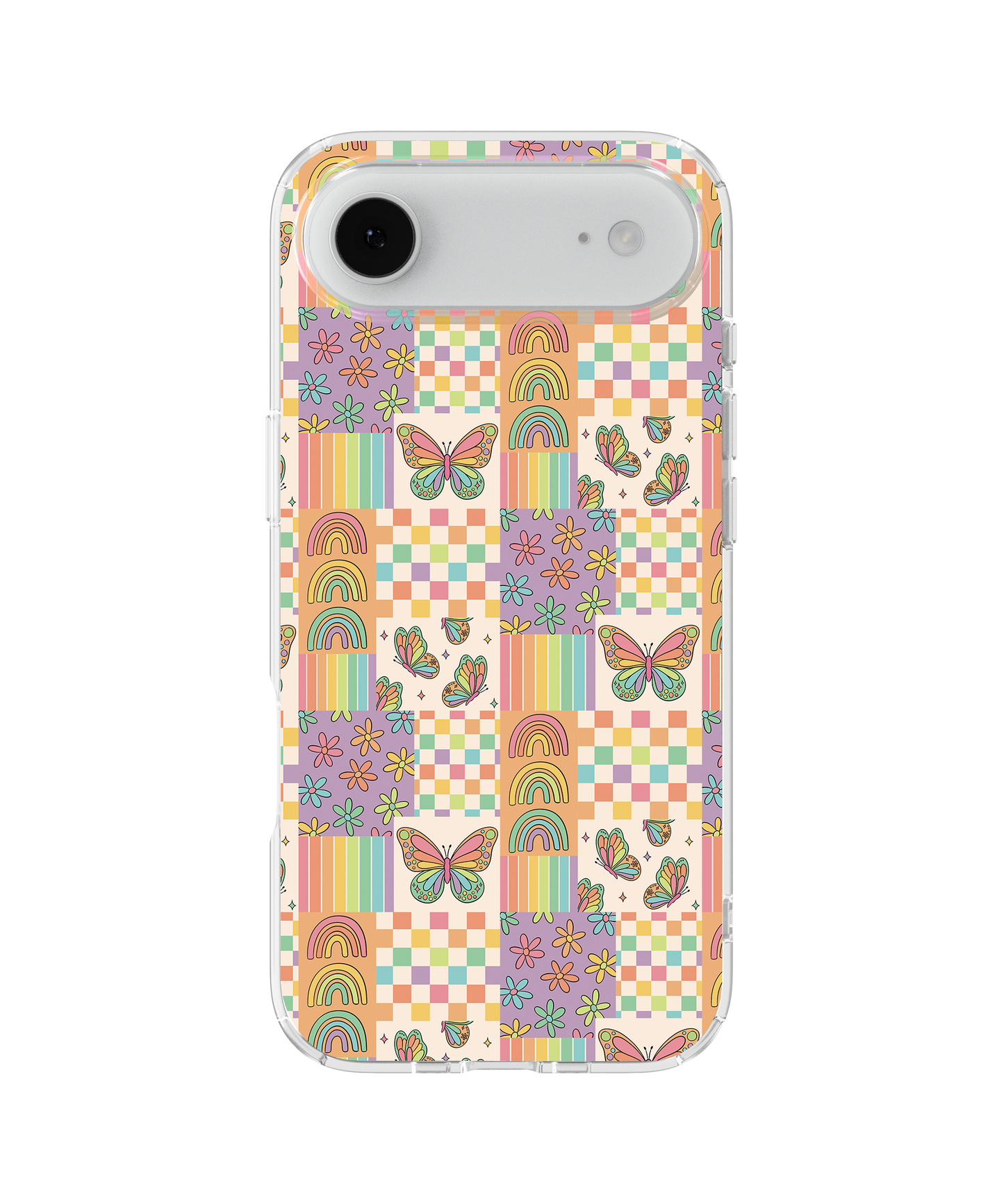 Rainbow Butterflies Clear Case Insert