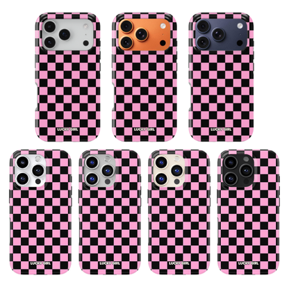 Bubblegum Checkers Phone Case