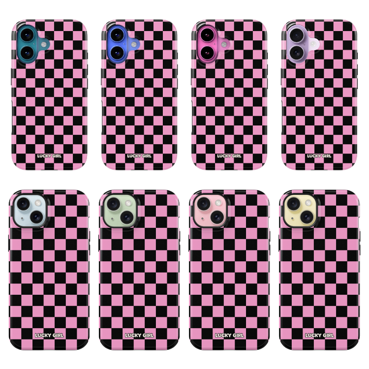 Bubblegum Checkers Phone Case