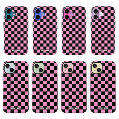Bubblegum Checkers Phone Case