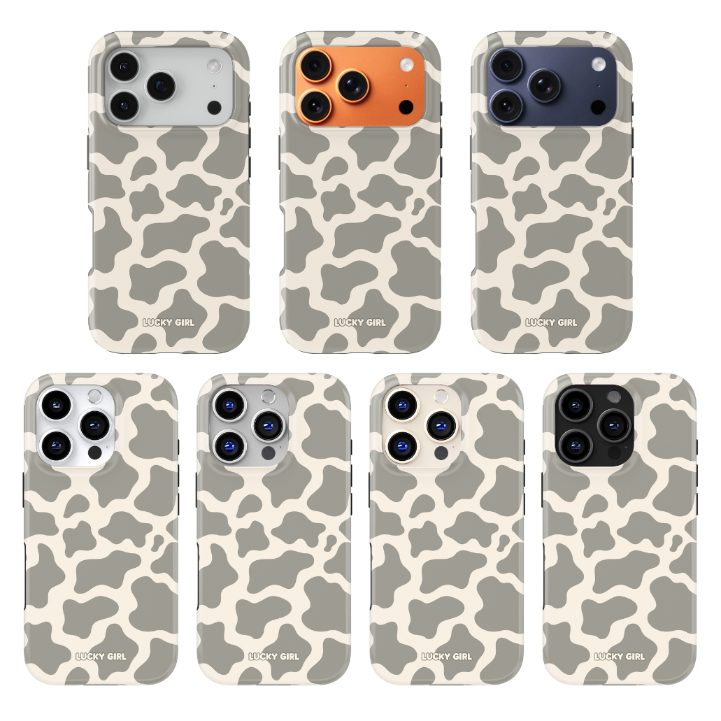 River Rock Cow Print Phone Case