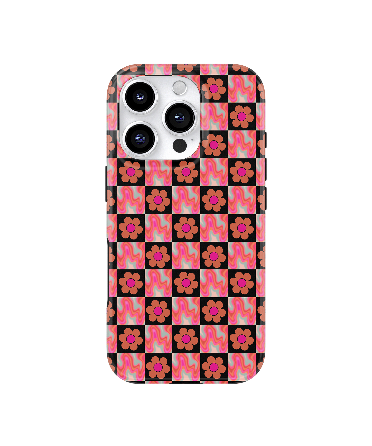 Trippy Tiles MagSafe Phone Case
