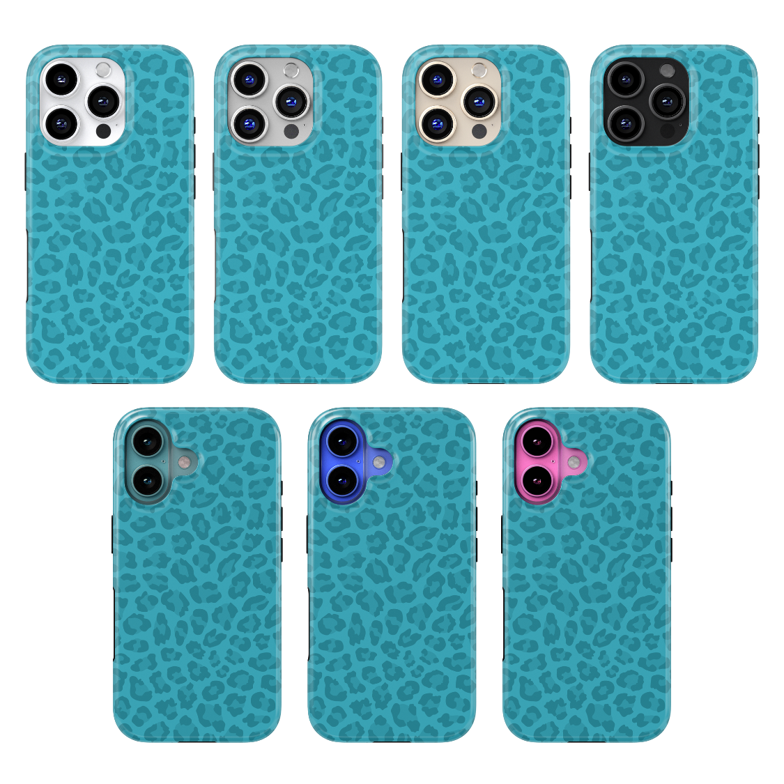 Mermaid Jewel Leopard MagSafe Phone Case