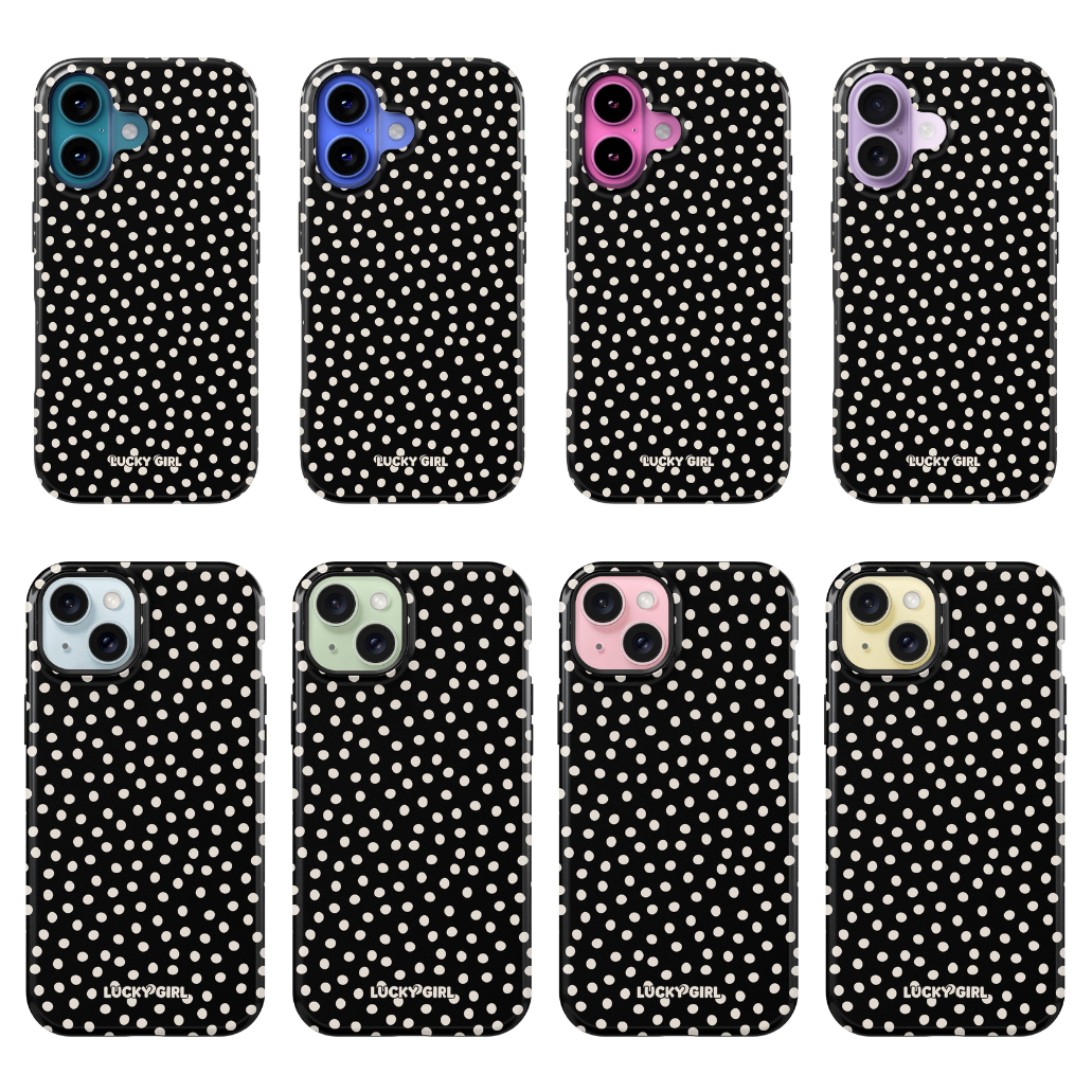 Onyx Dots Phone Case